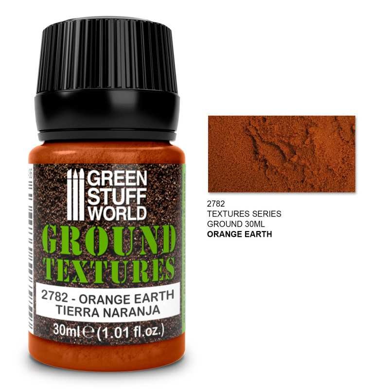 Green Stuff World 2782 Texturizing Paste / Acrylic Ground Texture ORANGE EARTH 30ml