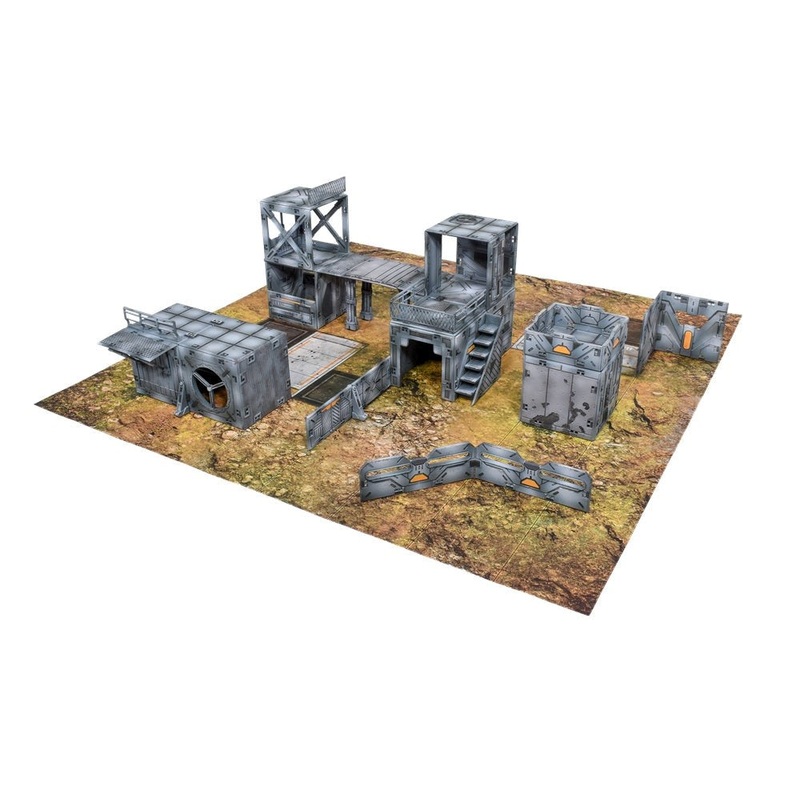 Mantic Games MGHA103 HALO Flashpoint - Deluxe Buildable 3D Terrain Set