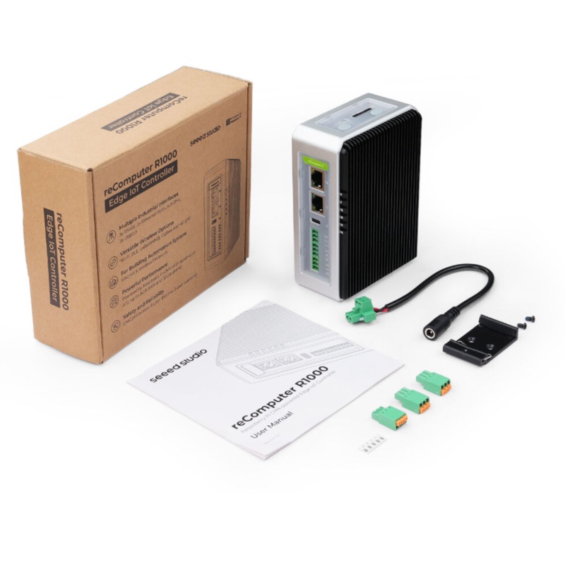 reComputer R1024-10 - IoT Gateway & Controller 4GB RAM 16GB eMMC Powered by Raspberry Pi CM4 -Seeed Studio