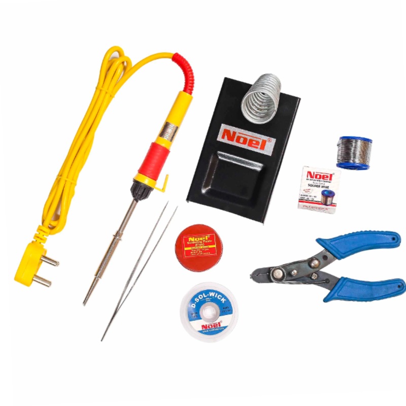 Noel 7 in 1 Soldering iron kit 25W Gold
