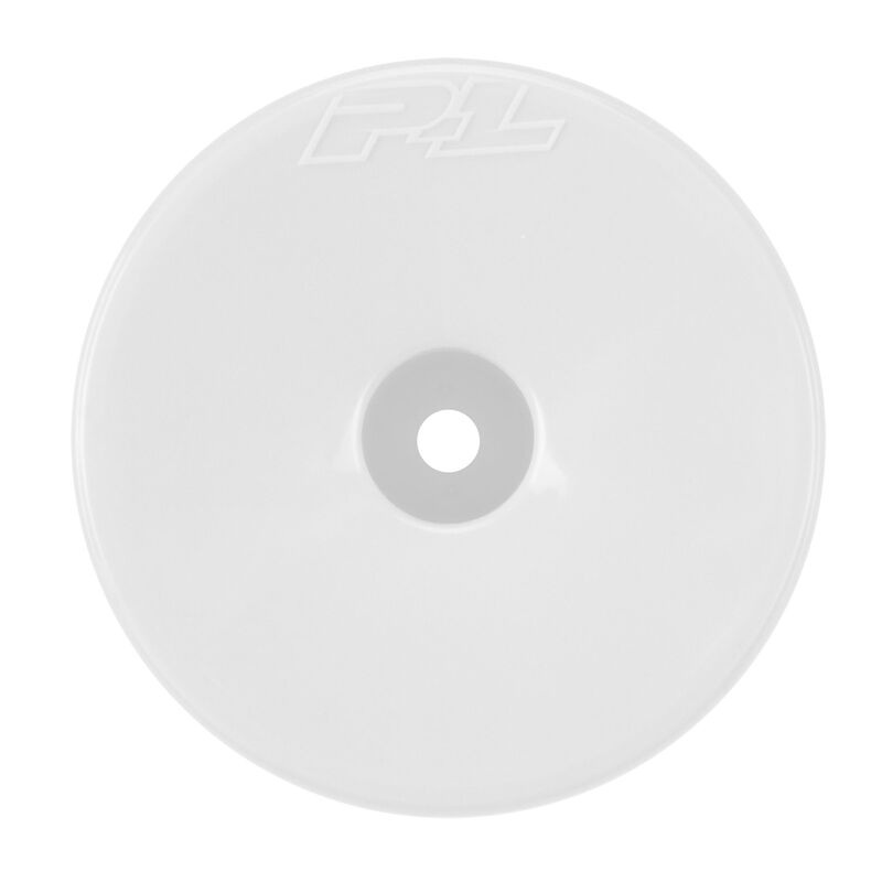 Proline PRO284604 Velocity F/R 2.2" 12mm Stadium Truck Wheels (4) White for TLR 22X-T, AE T6.4, XT2, Storm ST, YZ2T