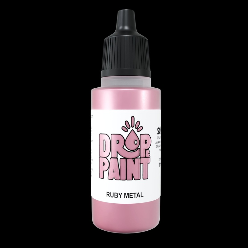 Scale 75 SDP-124 Drop and Paints Ruby Metal 17ml