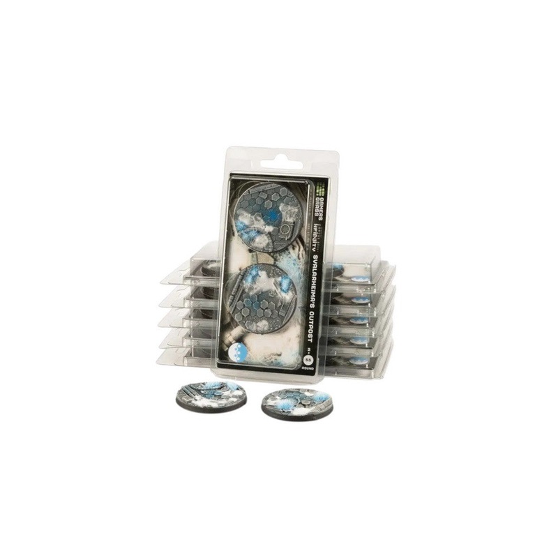 Gamers Grass GGB-SOR55 Battle Ready Bases Svalarheimas Outpost Round 55mm (2x)