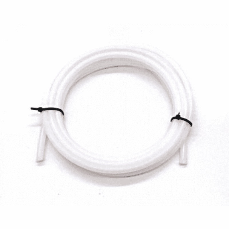 PTFE 2x4mm White Teflon Tube for 3mm 3D Printer Filament - 1 Meter (2mm ID X 4mm OD)