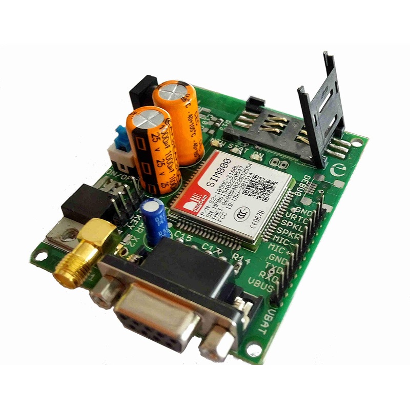 SIM800 GSM Modem module board with SMA Antenna