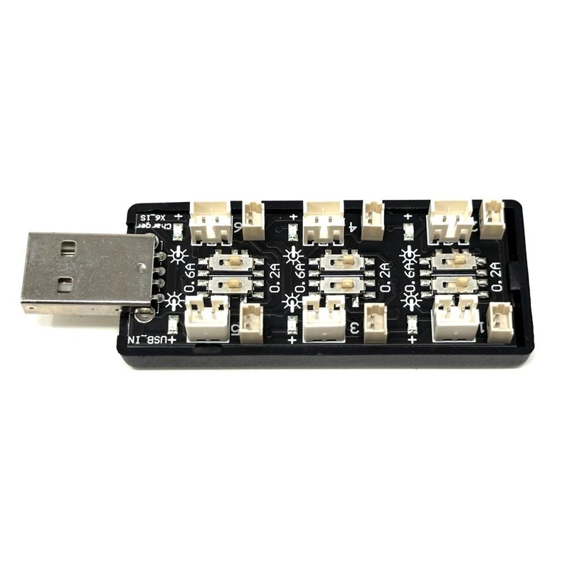 ManiaX USB Parallel Charging Board For 1S LiPo 3.7V : MXPBC-008