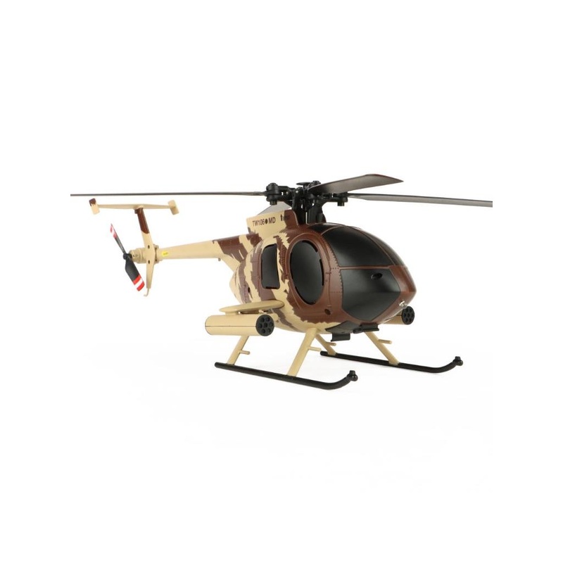 Twister MD 500 Scale 250 Helicopter with 6 Axis Stabilisation/Altitude Hold (Brown/Sand) : TWST1003M
