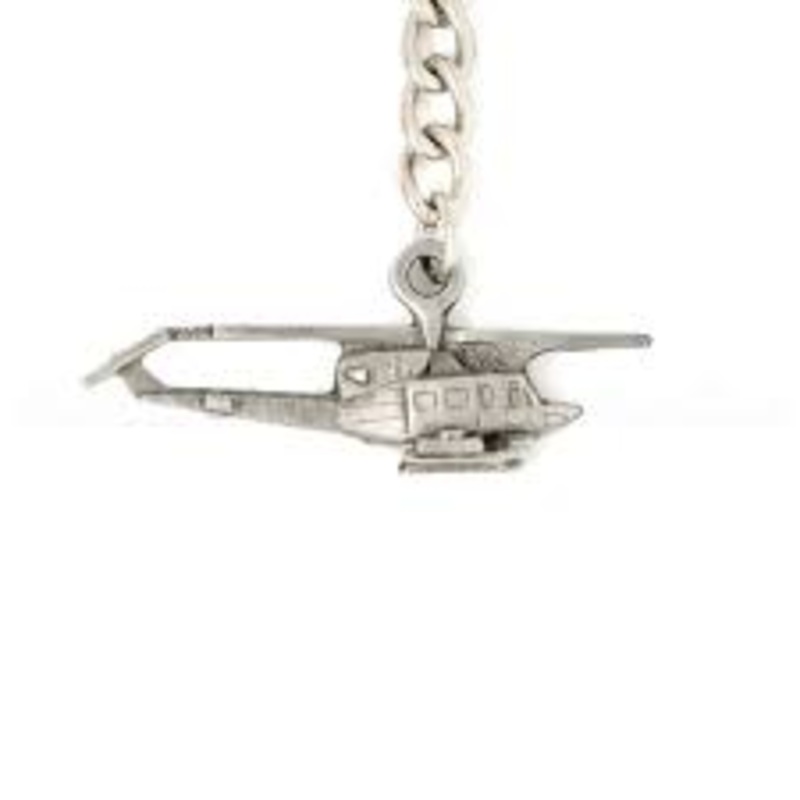 UH-1 Huey Keychain - Pewter