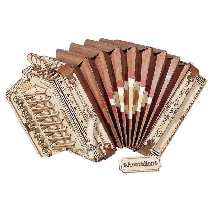 Accordion 3D DIY Wooden Model | Kidstoylover - Learn & Create