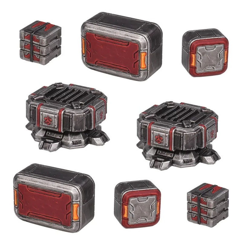Mantic Games MGHAB104 HALO Flashpoint Banished Garrison Scenery Set