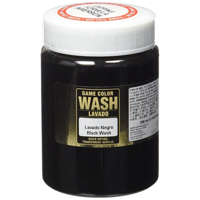 Vallejo AV73301 Game Colour Black Wash 200ml