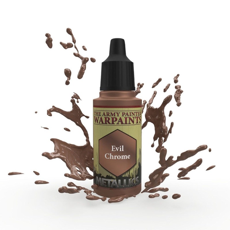 Army Painter WP1491 Metallics Evil Chrome Acrylic Paint 18ml