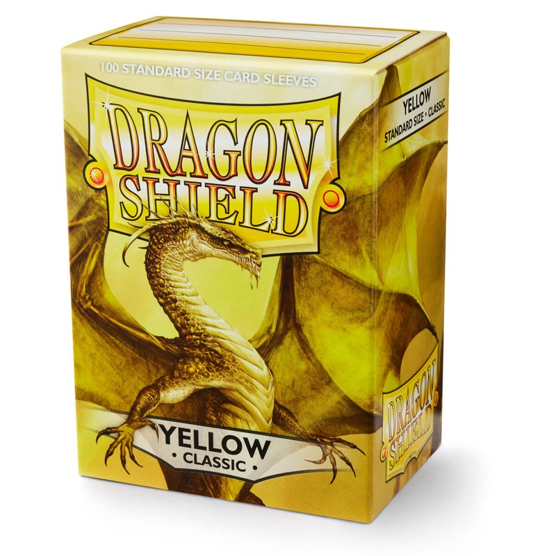Dragon Shield AT-10014 Sleeves (100) Yellow Classic