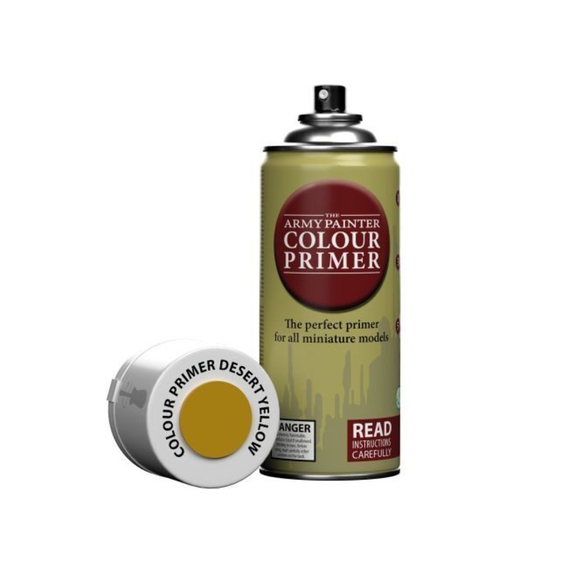 Army Painter CP3011 Colour Primer - Desert Yellow - 400ml Spray Paint