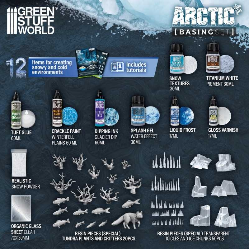 Green Stuff World 11638 Environment Set Artic / rtico