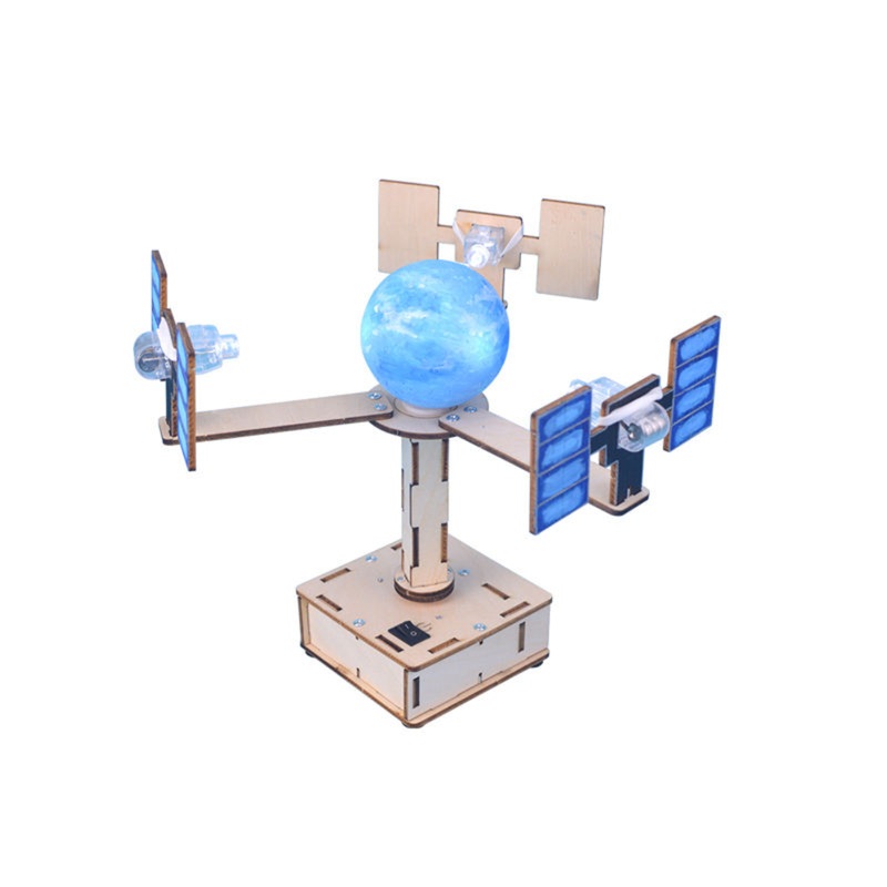 Pludo GPS Satellite Model DIY Kit Satellite Communication Experiment for Ages 1416 | Grade 910