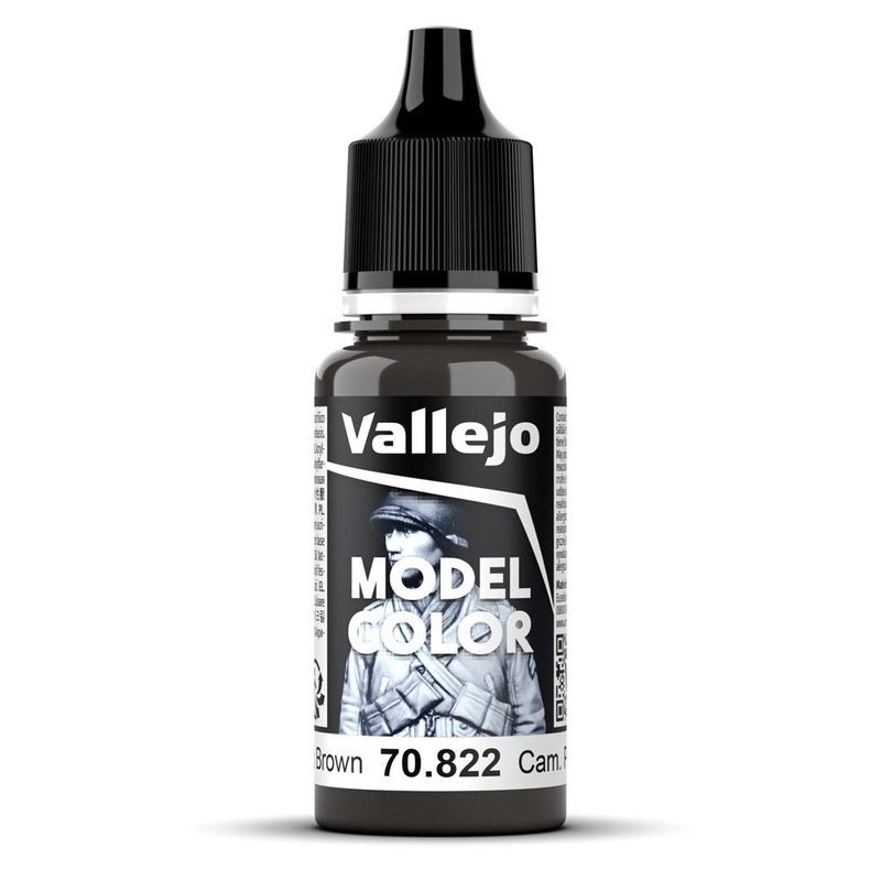 Vallejo AV70822 Model Colour Cam. Black Brown 18ml