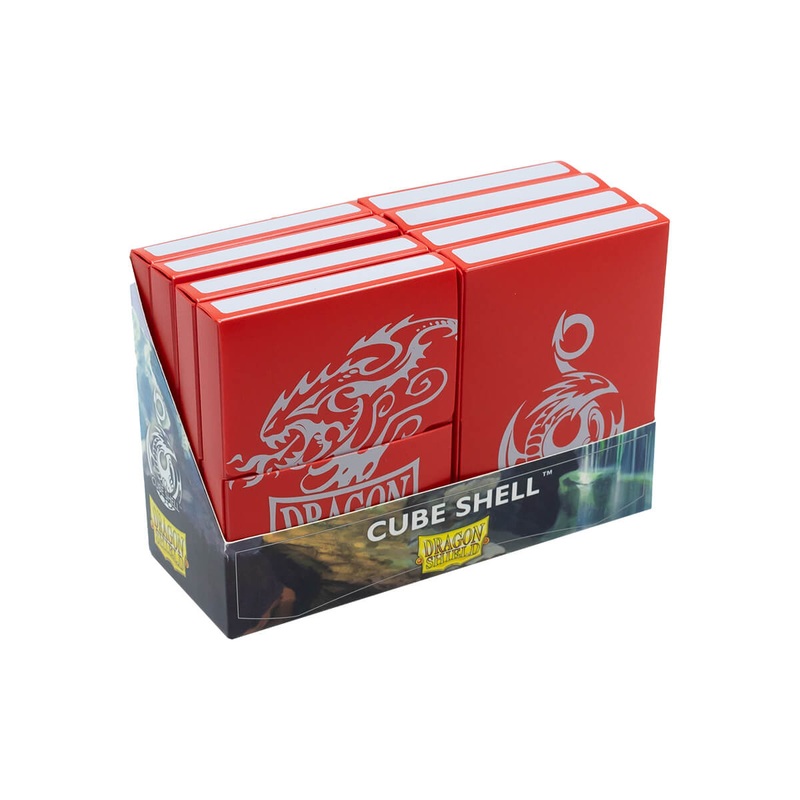 Dragon Shield AT-30507 Cube Shell Red (8 Count)