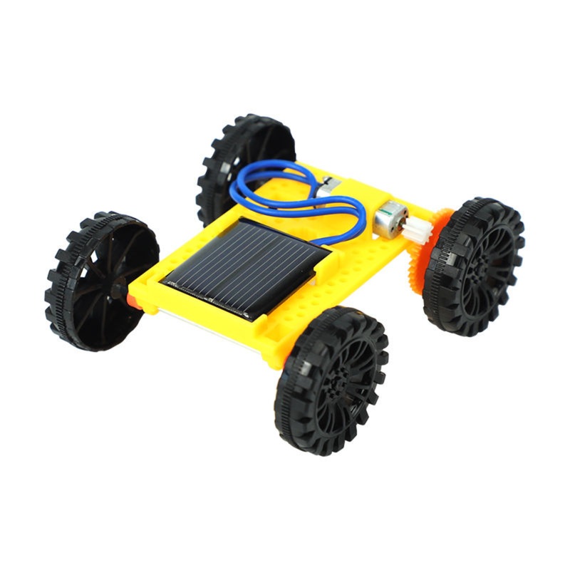 Pludo STEM Kit Solar Car DIY Science Kit for Kids 811 | Grade 35 Solar-Powered Toy Car Building Activity