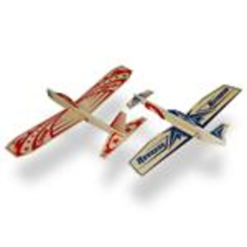 Superhero Twin Pack Balsa Plane