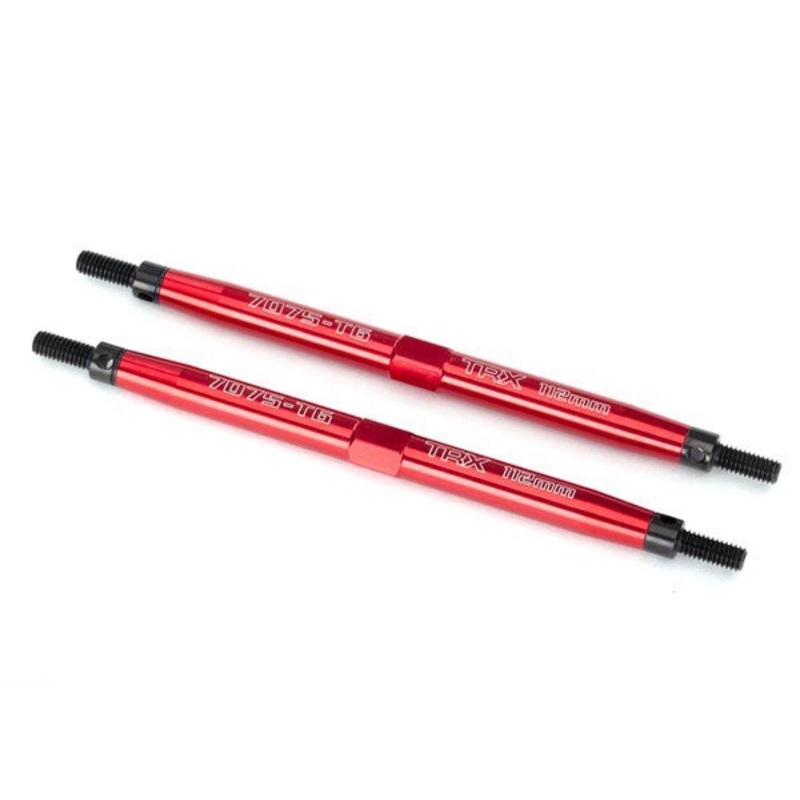 Traxxas 5141R - Toe links T-Maxx / E-Maxx (TUBES red-anodized 7075-T6 aluminum)