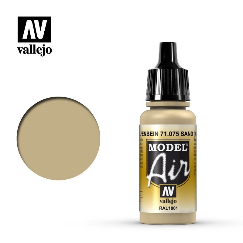Vallejo AV71075 Model Air Sand (Ivory) 17 ml