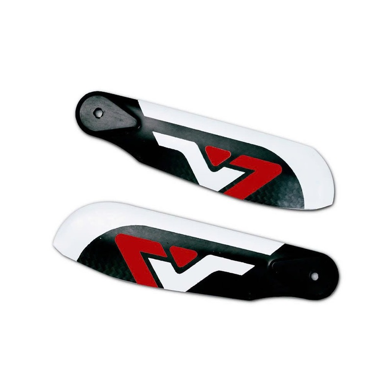 VENTURE 107mm Premium CF Tail Blades : VT-107 Red
