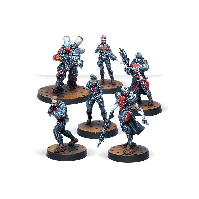 Corvus Belli 280595-0717 Infinity Nomads Tunguska Jurisdictional Command (Sectorial Starter Pack)
