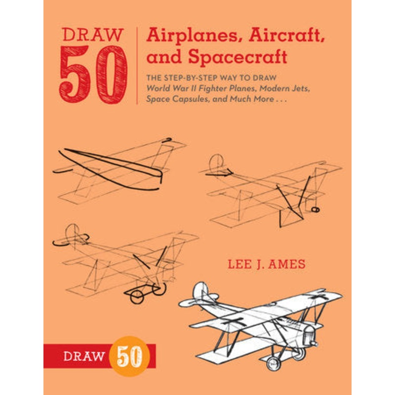 Draw 50 Airplanes, Aircraft...