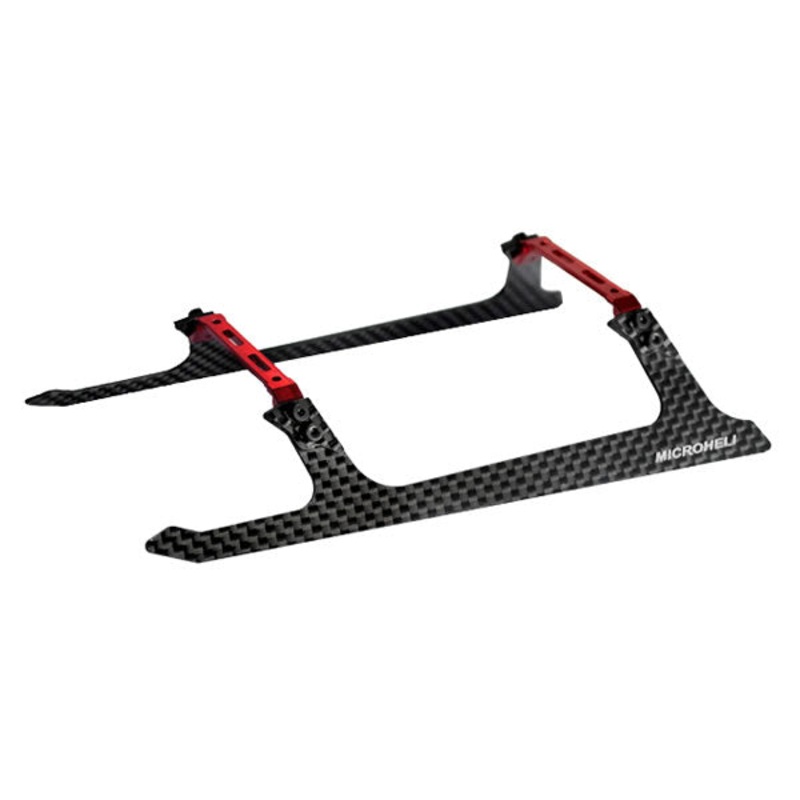 Low Profile Carbon Fibre Landing Gear "U" Style (RED) - BLADE 230S / 230S V2 (MH-230S116U)