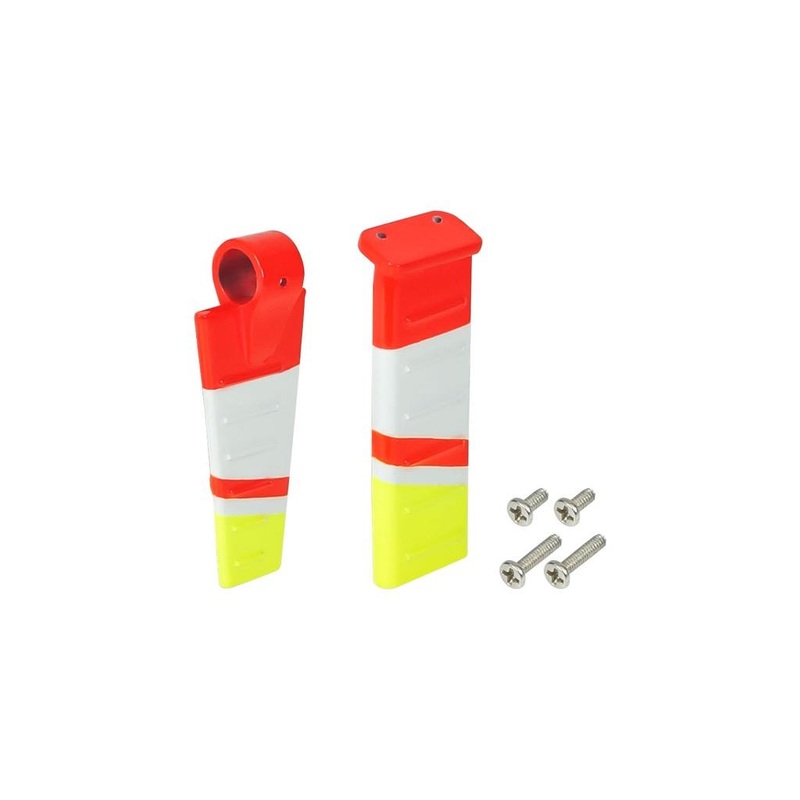 Microheli Airbrush Tail Fin Set For Hughes 300 Scale (MH-GSS1-SH31/SH32/SH33) : MH-GSS1-SH33F