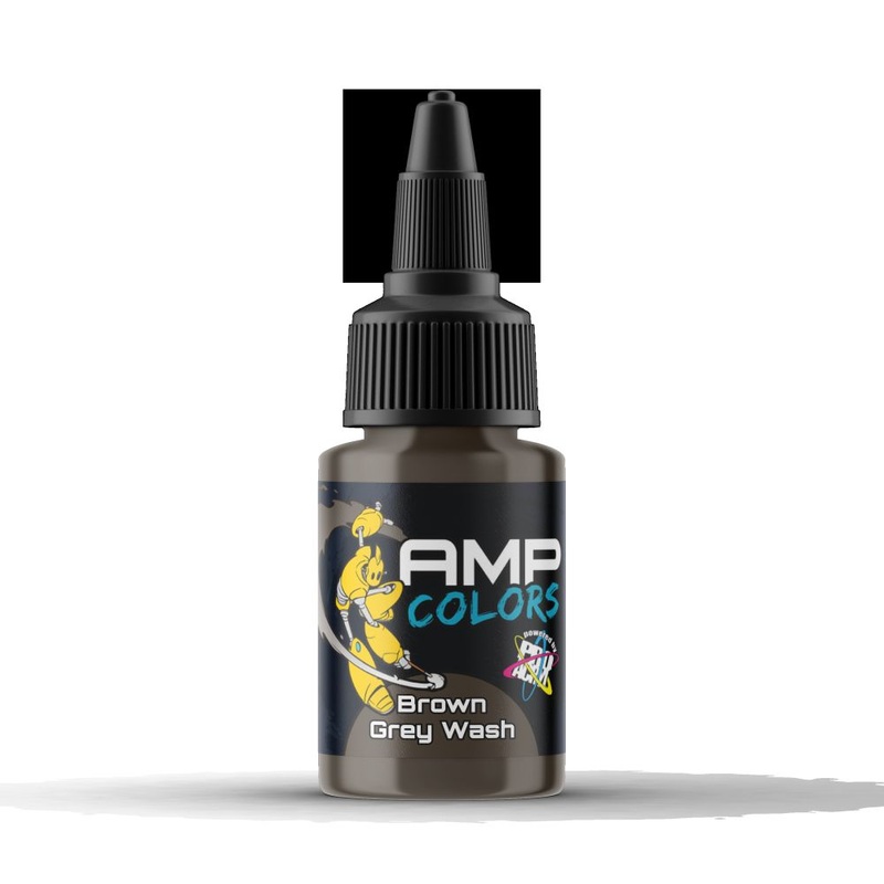 Monument Hobbies AMP-023 Pro Acryl Atomic Mass Brown Grey Wash 22ml