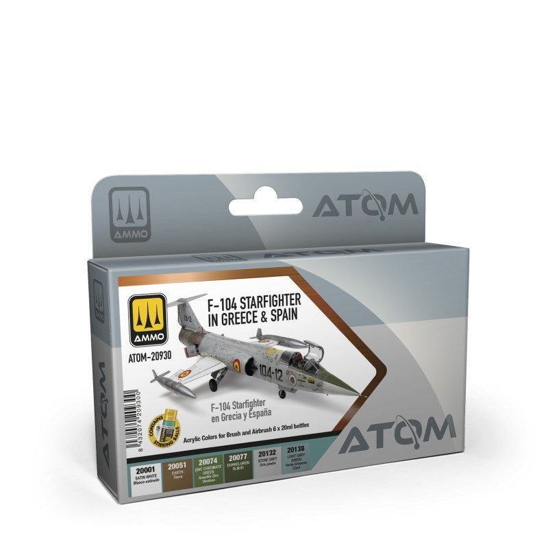 AMMO By Mig Jimenez ATOM-20930 ATOM F-104 Starfighter in Greece and Spain Set
