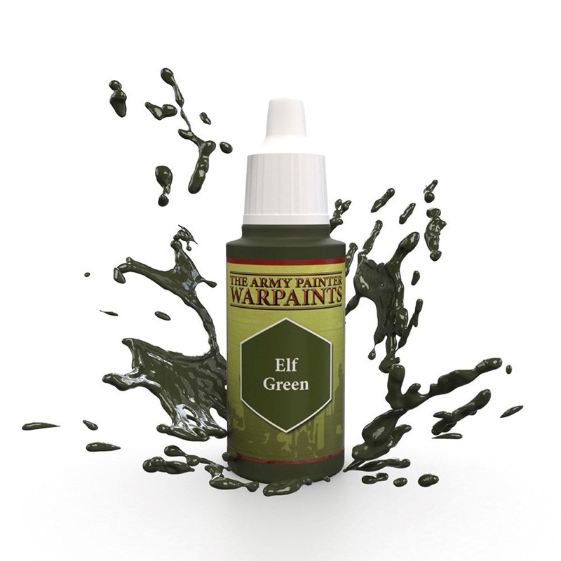 Army Painter WP1420 Warpaints Elf Green Acrylic Paint 18ml