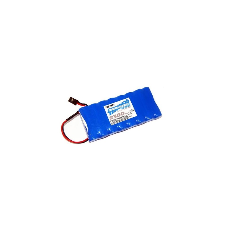 Overlander LSD AA 2300mah 9.6V Flat NiMH Battery : 2383