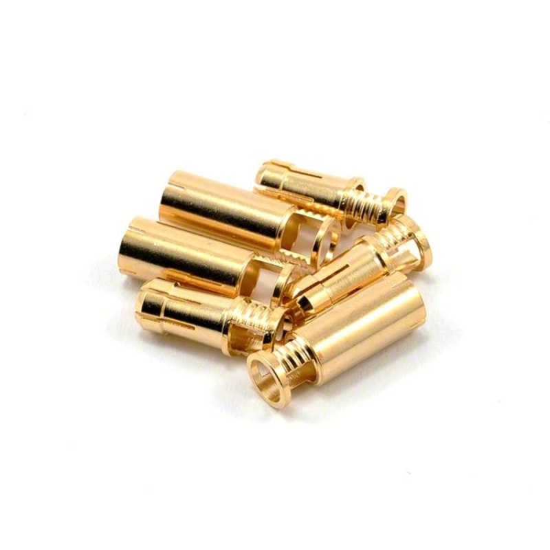 RCPROPLUS Supra-X 6mm Bullet Connector (10M,10F) : RCA6808SPC