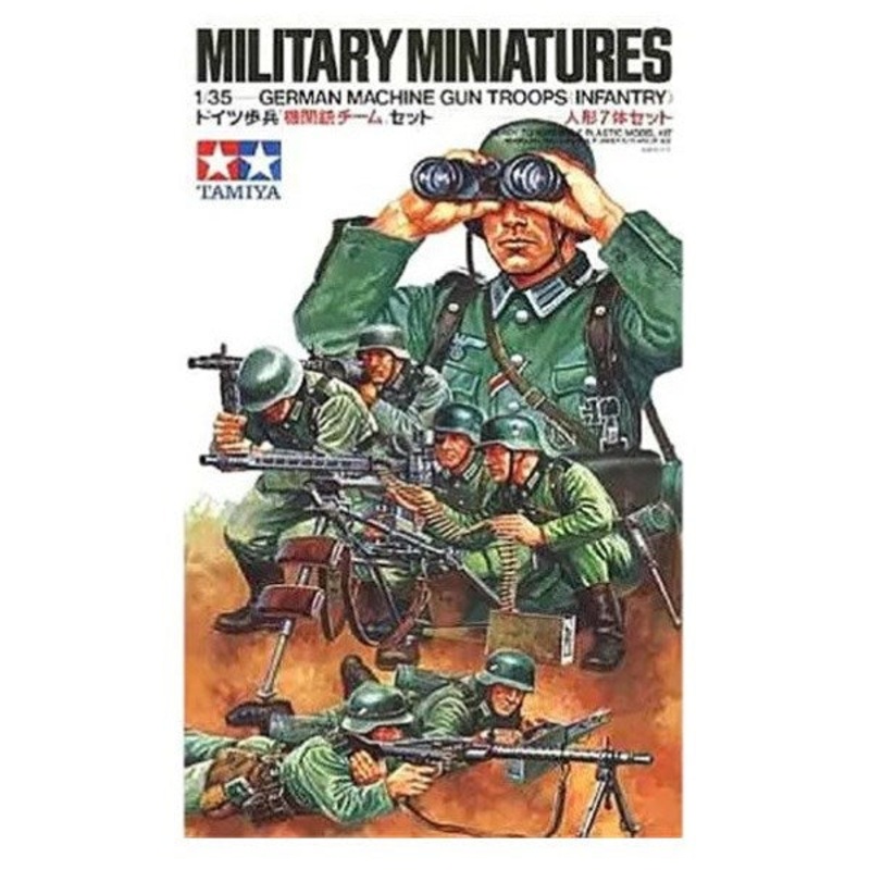 Tamiya 35038 1/35 German Machine Gun Troops - WWII