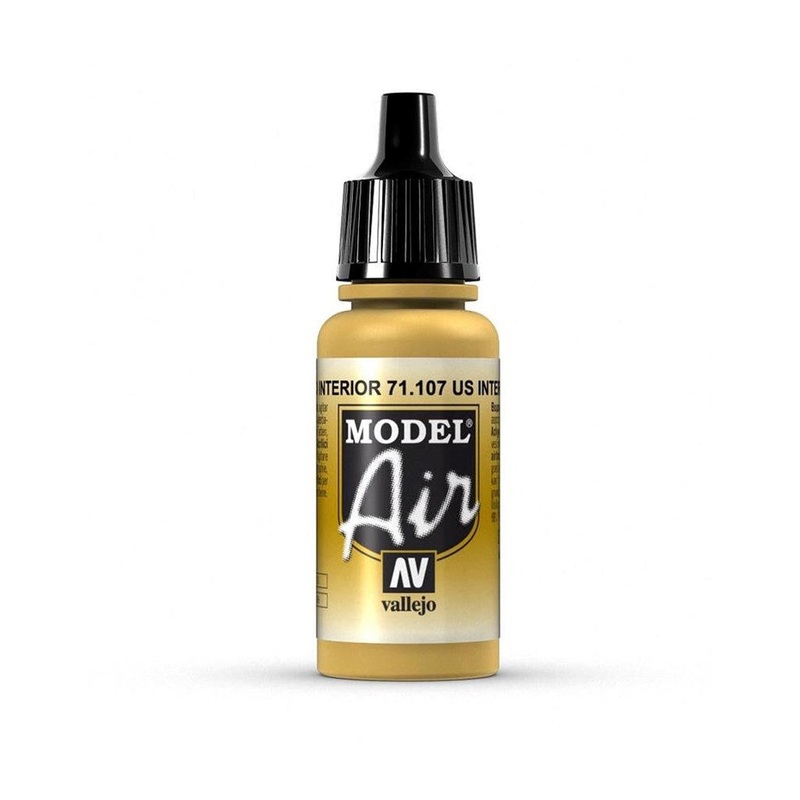 Vallejo AV71107 Model Air US Interior Yellow 17 ml