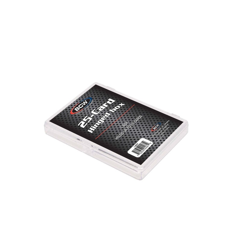 BCW / Monster 1-HB25 Hinged Box (25) Clear