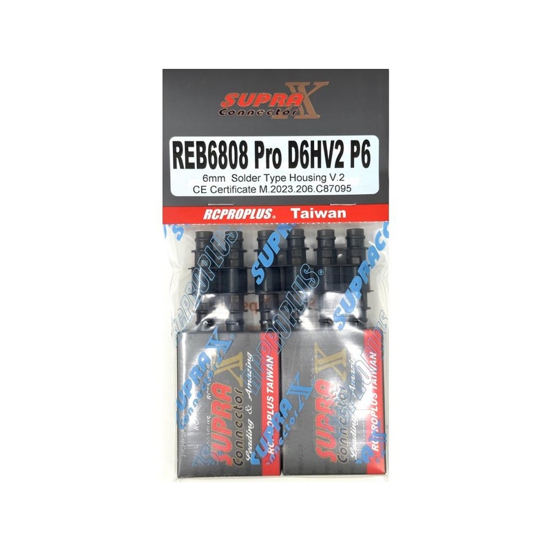 RCPROPLUS 6mm Solder Connector V2 (6M,6F) : REB6808PROD6HV2P6