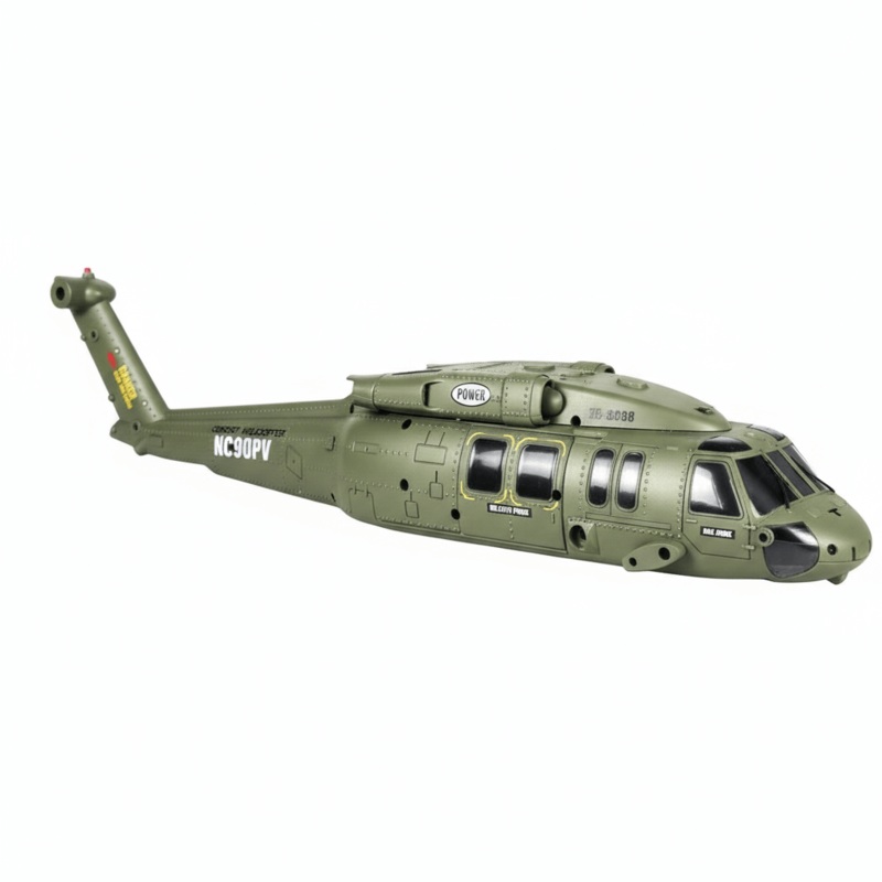 Right Fuselage Body Shell Replacement for Kootai F05 Black Hawk RC Helicopter