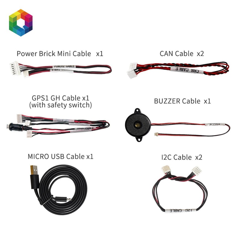 The Cube Mini Carrier Board cable set