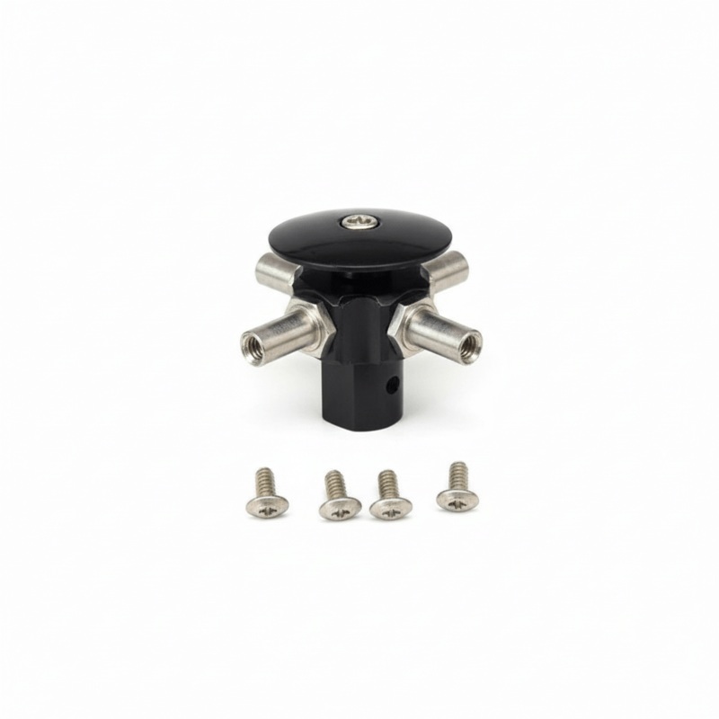 Main Rotor Head Assembly Set for Kootai F05 Black Hawk (Hub + 4 Shafts + 4 Screws)
