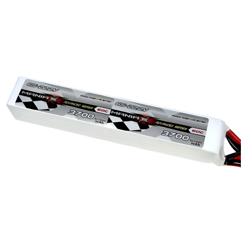 ManiaX 44.4V 3700mAh 60C LiPo Battery Pack : MX3700-12-60