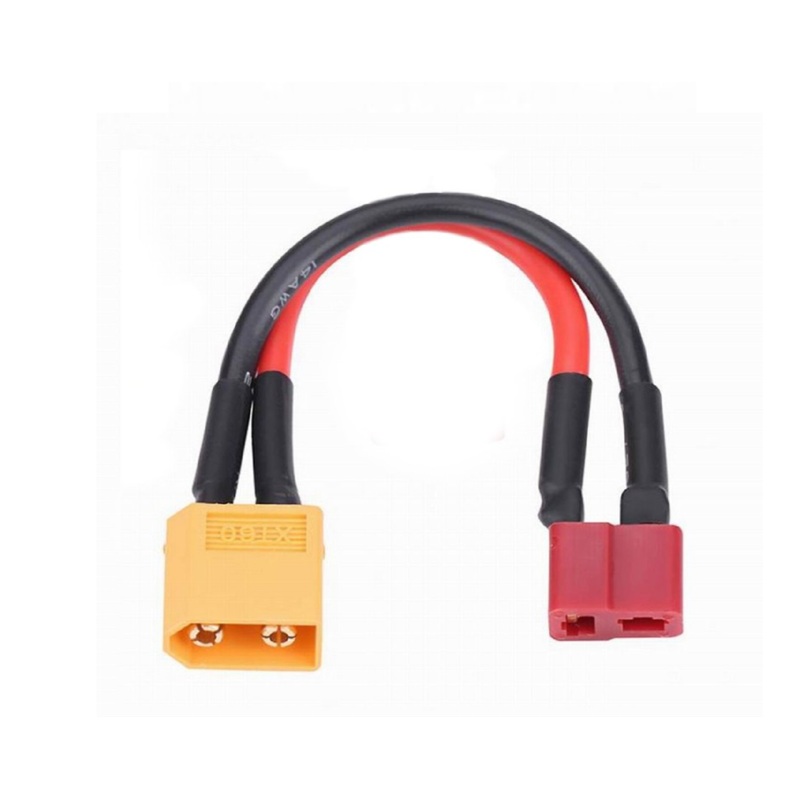 Helios - Adapter Lead / Charge Cable - XT60(Male) To Deans T(Female) - 120mm(Length)