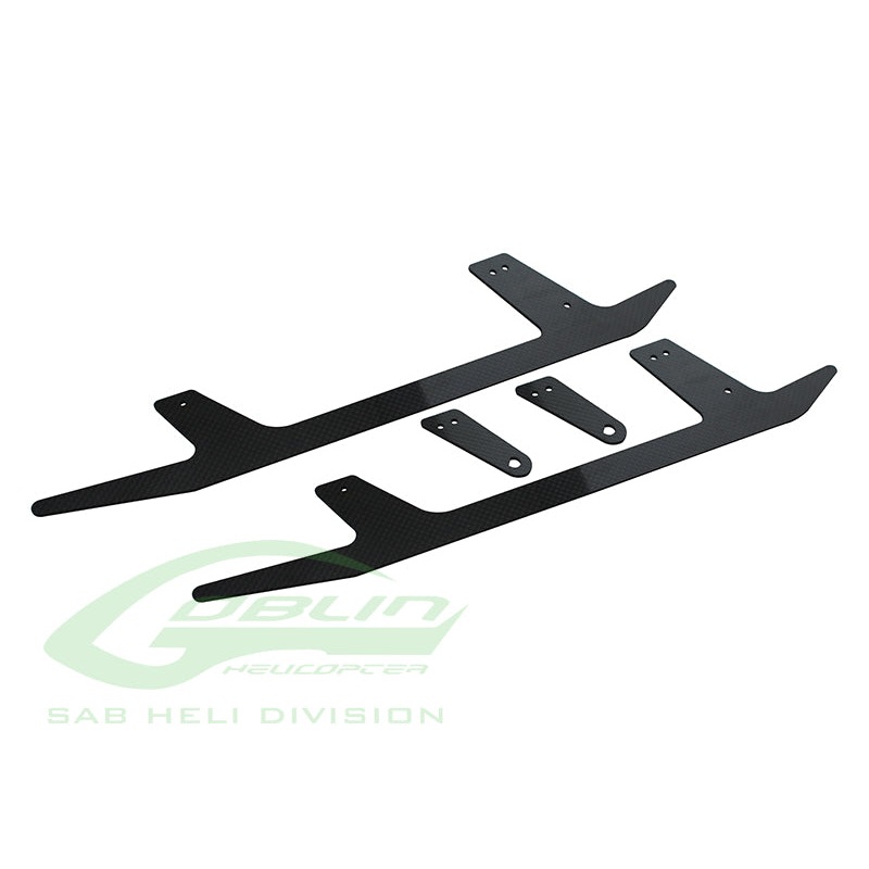 Carbon Fiber Landing Gear - SAB Goblin Black Thunder : H0697-S