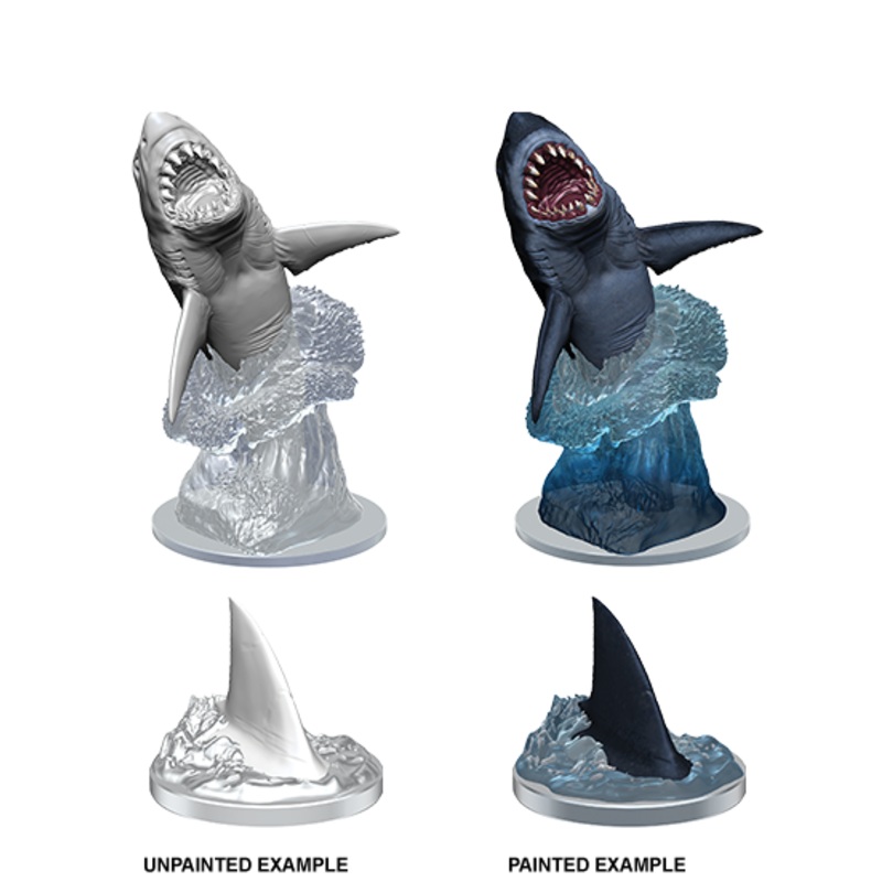 WizKids 73729 Deep Cuts Unpainted Miniatures: Shark