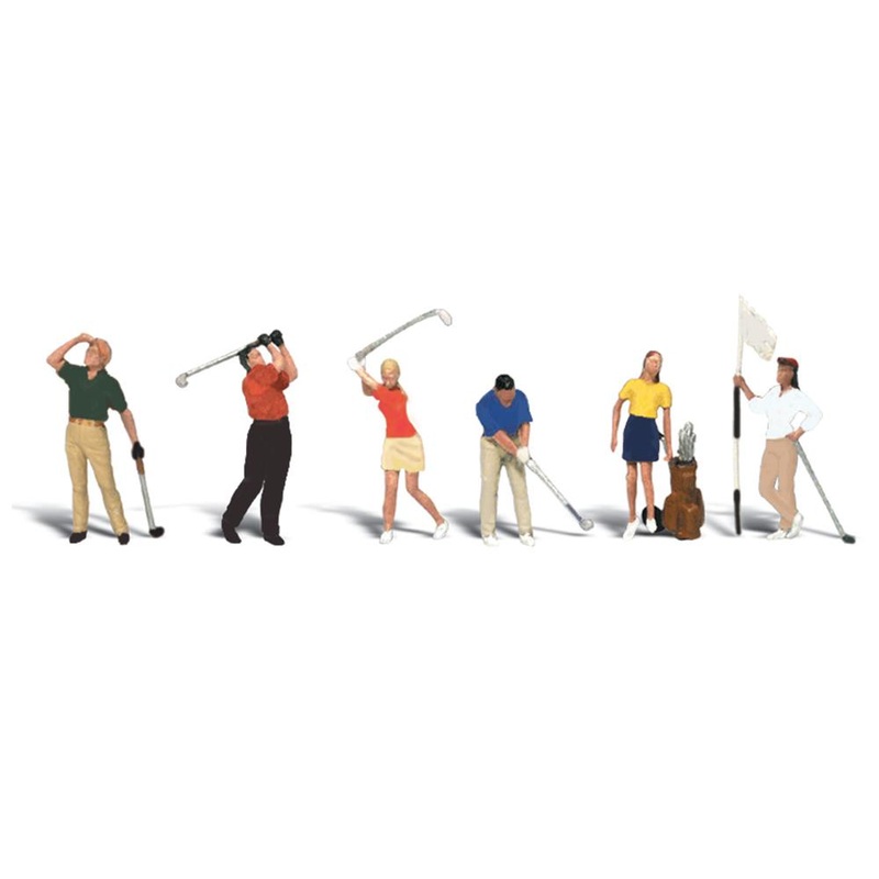 Woodland Scenics A1907 HO Scenic Accents: Golfers
