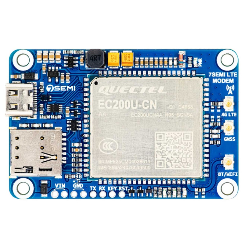 EC200U 4G LTE GNSS Industrial Modem with USB C and 526V Input Range - 7Semi