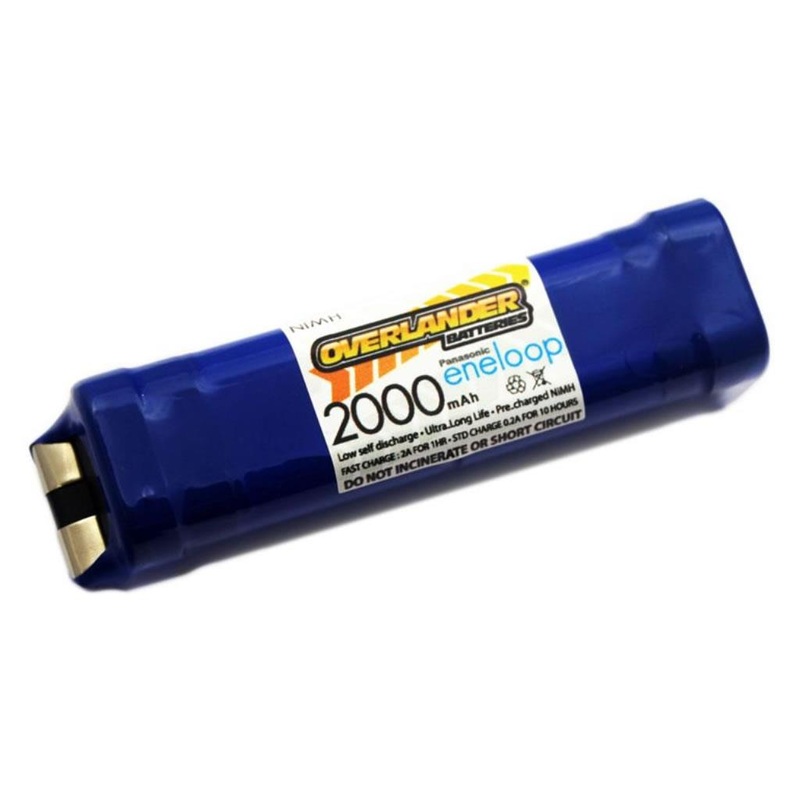 Panasonic Eneloop AA 2000mAh 9.6V Square (Push Fit) NiMH Battery : OV-2877
